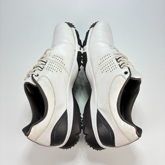 Nike Air Rival III White Black Leather Golf Shoes 628533-101 Men's Size 11.5 - Picture 7 of 10